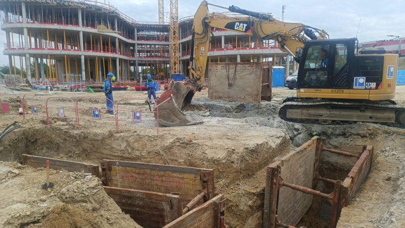 Výstavba IS / Sídlo Innovatrics, Jurská ulica Bratislava II.etap