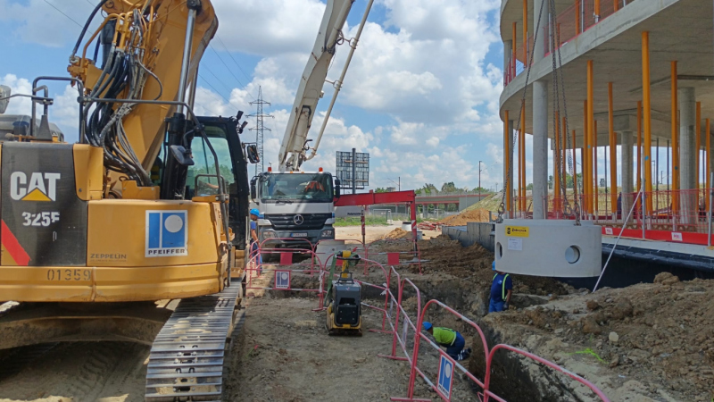 Výstavba IS / Sídlo Innovatrics, Jurská ulica Bratislava II.etap