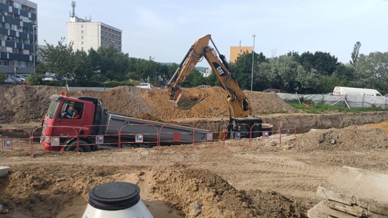 Výstavba IS / Sídlo Innovatrics, Jurská ulica Bratislava II.etap