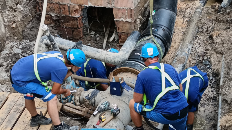 Výstavba IS / Ružomberok - Priemyselná voda - rekonštrukcia potr