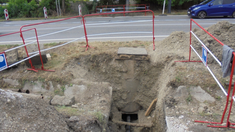 Bezvýkopové technológie / Rekonštrukcia vodovodu DN100, Popradsk