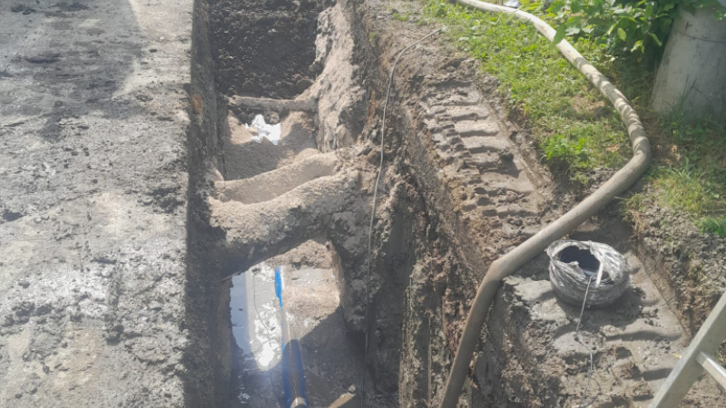 Novinky / Havarijná oprava vodovodnej vetvy - vodovod Buková