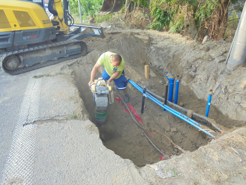 Rekonštrukcia vodovodu DN100, Popradská ul. Bratislava